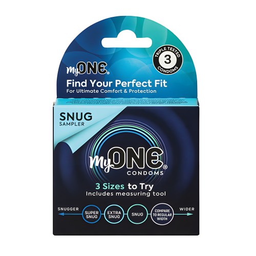 My One Snug Sampler Condoms - 3 Pack