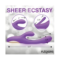 Inmi Tri-Flick Vibrador Conejito - Morado