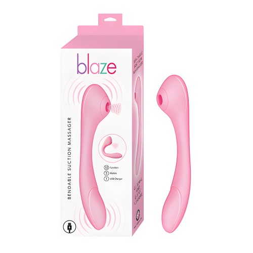 Masajeador Succionador Flexible Blaze - Rosa