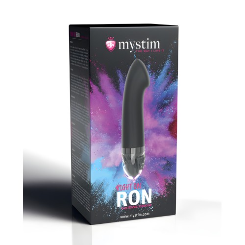 Mystim Right on Ron eStim G Vibrator - Negro