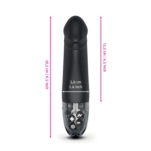 Vibrador Realista Mystim Real Deal Neal eStim - Negro