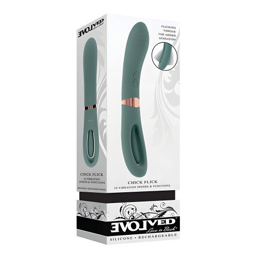 Evolved Chick Flick G-Spot Vibrator - Teal