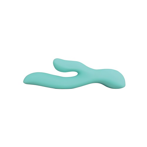 Wild Pop Vibe Molly Rabbit Dual Vibrator - Aqua