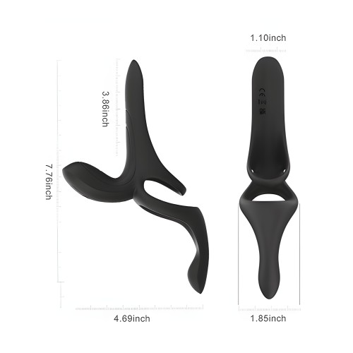 Vibrador para Parejas Controlado por App Pleasure Pivot - Negro