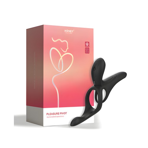 Vibrador para Parejas Controlado por App Pleasure Pivot - Negro