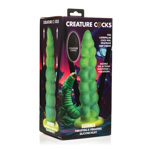 Dildo Silicona Vibrador Squirmer Thrusting