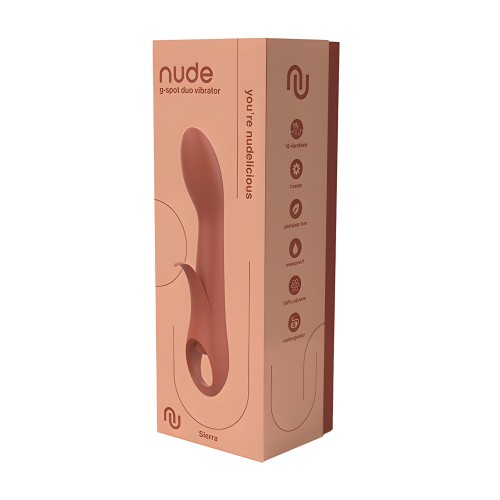 Vibrador Doble G-Spot Sierra Recargable - Durazno