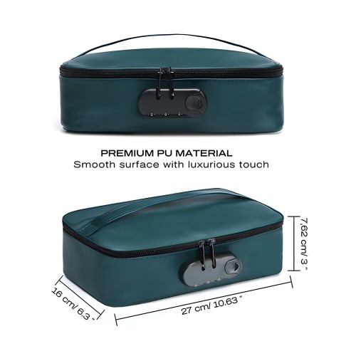 Dorcel Lockable Discreet Box - Luxury Green