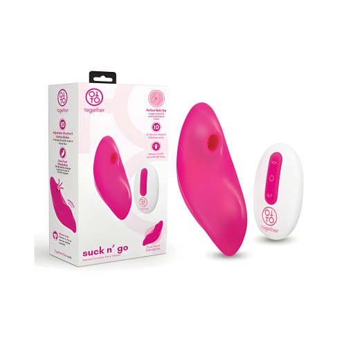 Vibrador de Panty Together Suck n' Go