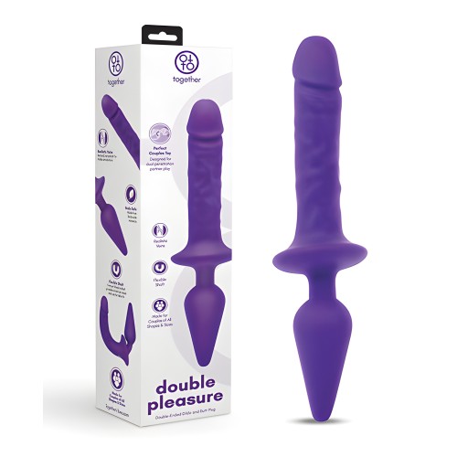 Together Double Pleasure Dildo & Butt Plug