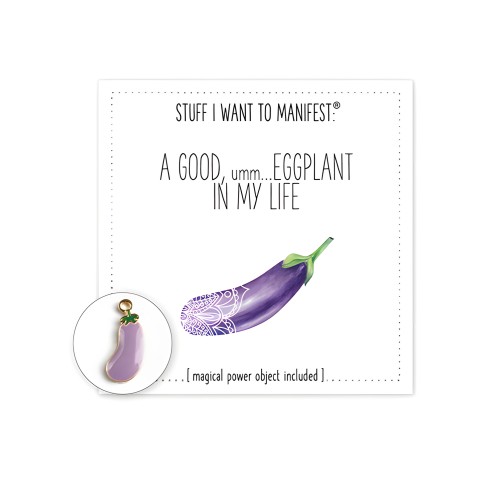 Warm Human Mini Tarjeta y Encanto A Good Eggplant In My Life