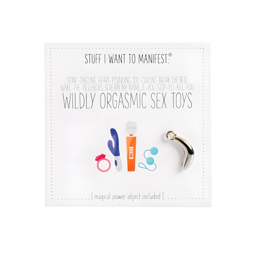 Warm Human Wildly Orgasmic Sex Toys Mini Card & Charm