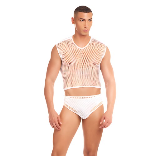 Rainbow Party Net-Flex Set - White S/M