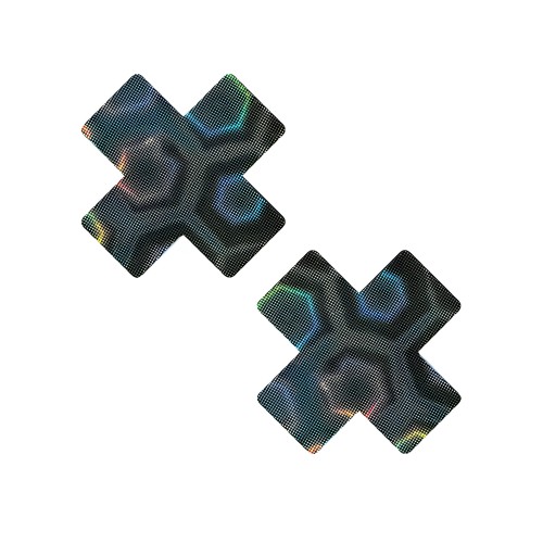 Neva Nude Holographic Pasties