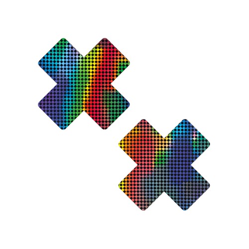 Pasties Holográficos Neva Nude