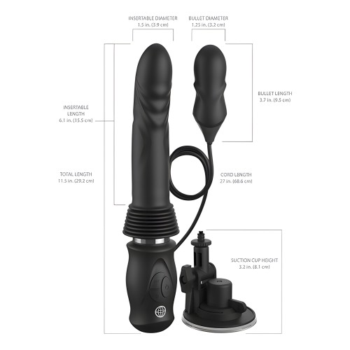 Ultimate Silicone Thruster - Black