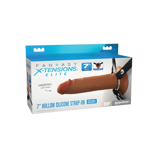 Fantasy X-tensions Elite 7" Silicone Hollow Strap-on