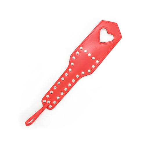 Plesur Heart Cut Out Paddle - Red