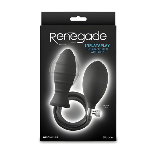 Renegade Inflataplay Inflatable Anal Plug - Adjustable Size