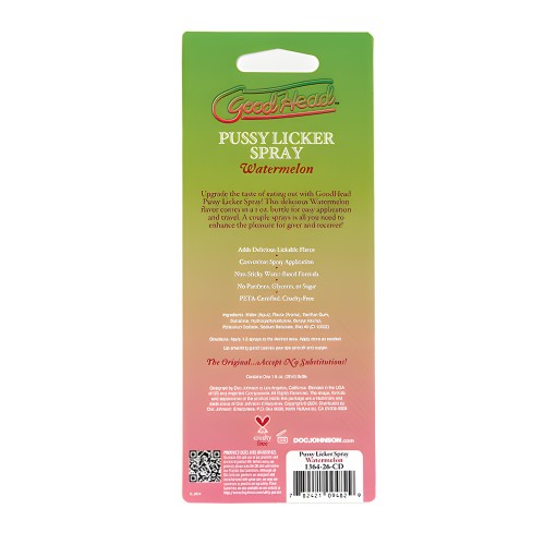 GoodHead Pussy Licker Spray Watermelon
