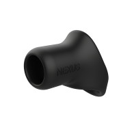 Sling para Pene y Testículos de Silicona Líquida Nexus Rise - Negro