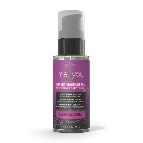 Sensuva Me & You Massage Oil - Sweet Secrets