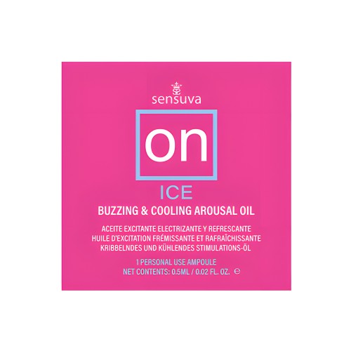 ON Ice Arousal Oil - Single Use