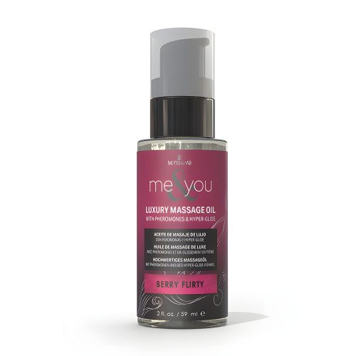Sensuva Me & You Massage Oil