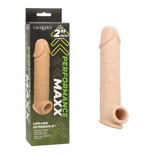 Performance Maxx Extensión de Pene Realista de 8" - Marfil