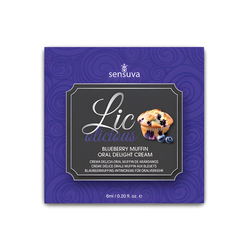 Lic O Licious Crema Oral Delight - Muffin de Arándano