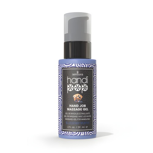 Handipop Hand Job Massage Gel - Blueberry Muffin