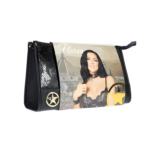 Shots Ouch! Florence Collection Bondage Kit w/Bag - Black