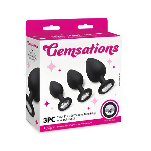 Gemsations Butt Plug Training Set - 3 Pieces