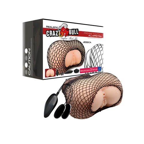 Crazy Bull Anal & Vagina Masturbator - Ivory