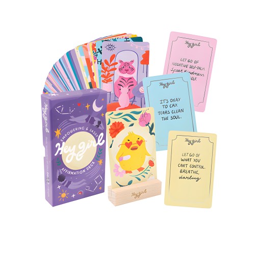 Hey Girl: Baraja de Afirmaciones Empoderadoras y Sassy