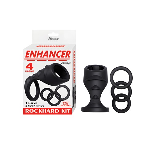 Kit Enhancer Rockhard 4 en Uno - Negro