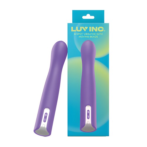 Luv Inc. Vibrador de Punto G con Bolas Móviles - Púrpura