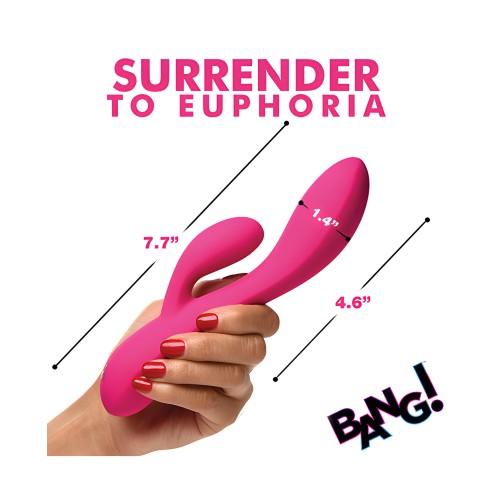Bang! Conejito de Silicona Flexible en Rosa