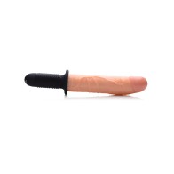 Master Series 13 Mode Vibrating Dildo Thruster - Light