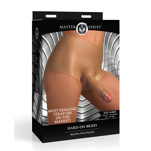 Master Series Penis Panties - Grande, Marrón