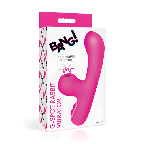 Bang! Vibrador Conejito G-Spot 10X - Rosa