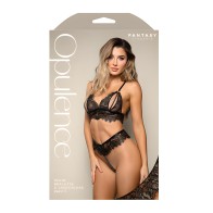 Opulence Metallic Eyelash Lace Bralette