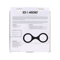 Sex & Mischief Ex's & Oh's Kiss Kit - Red/Black