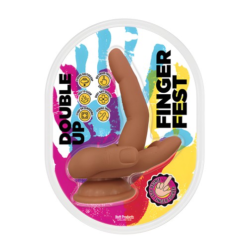 Dildo Finger Fest Double Up