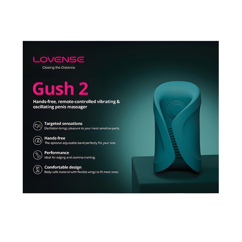 Lovense Gush 2 Handsfree Masturbator - Teal