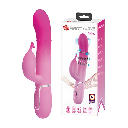 Vibrador Conejito Pretty Love Shima - Rosa