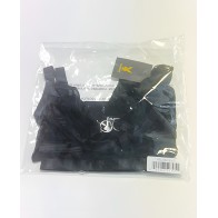 Conjunto Bralette Malla Playboy con Tanga 2 pcs - Negro LG