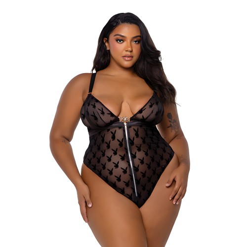 Body Playboy Bunny Charm - Negro 1X