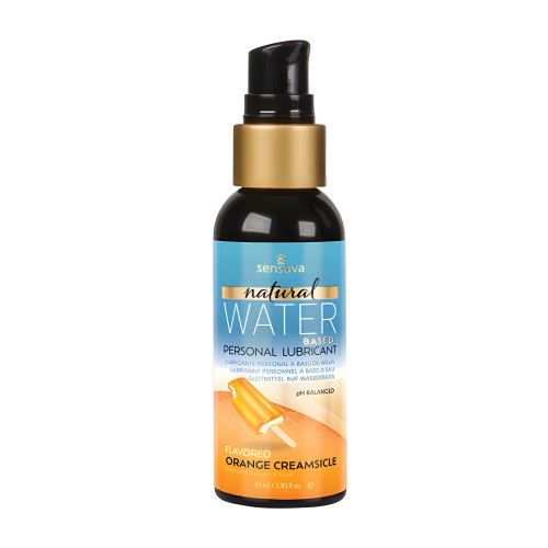 Hidratante Personal Natural a Base de Agua Sensuva - Naranja Creamsicle