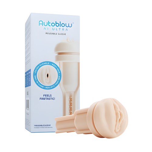 Autoblow AI Ultra Manga de Vagina - Beige